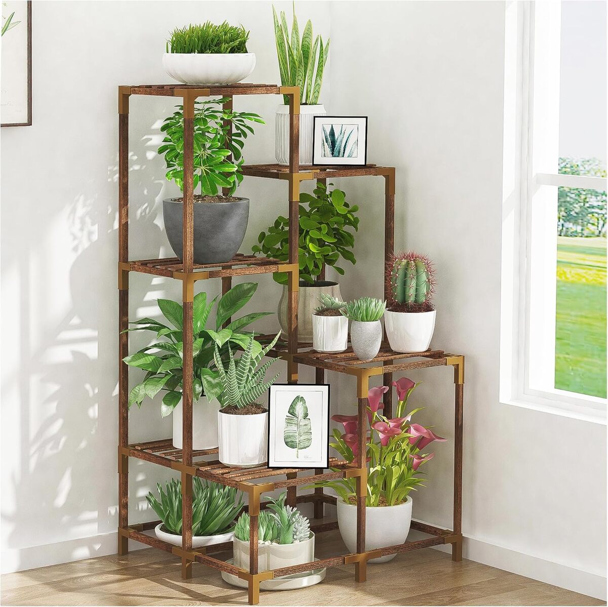 Test du support pour plantes HOMKIRT avec lampe de croissance intégrée