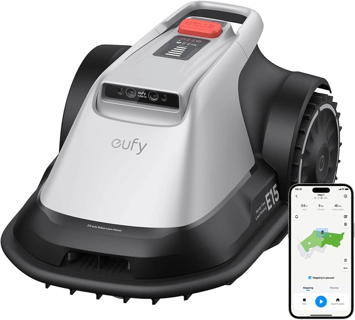 Test : eufy E15, tondeuse robotique intelligente et précise