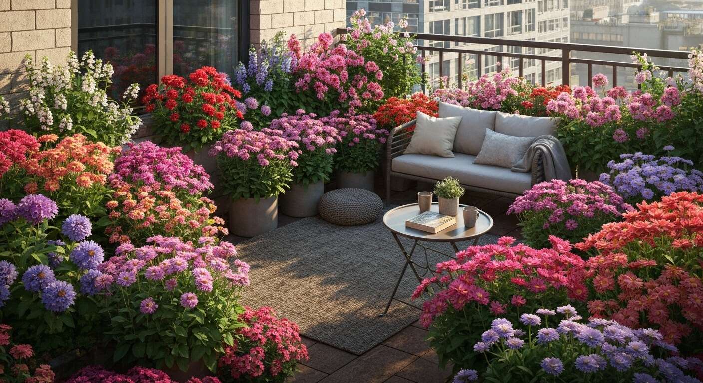 Choisir les meilleures fleurs pour une terrasse color&eacute;e et vari&eacute;e