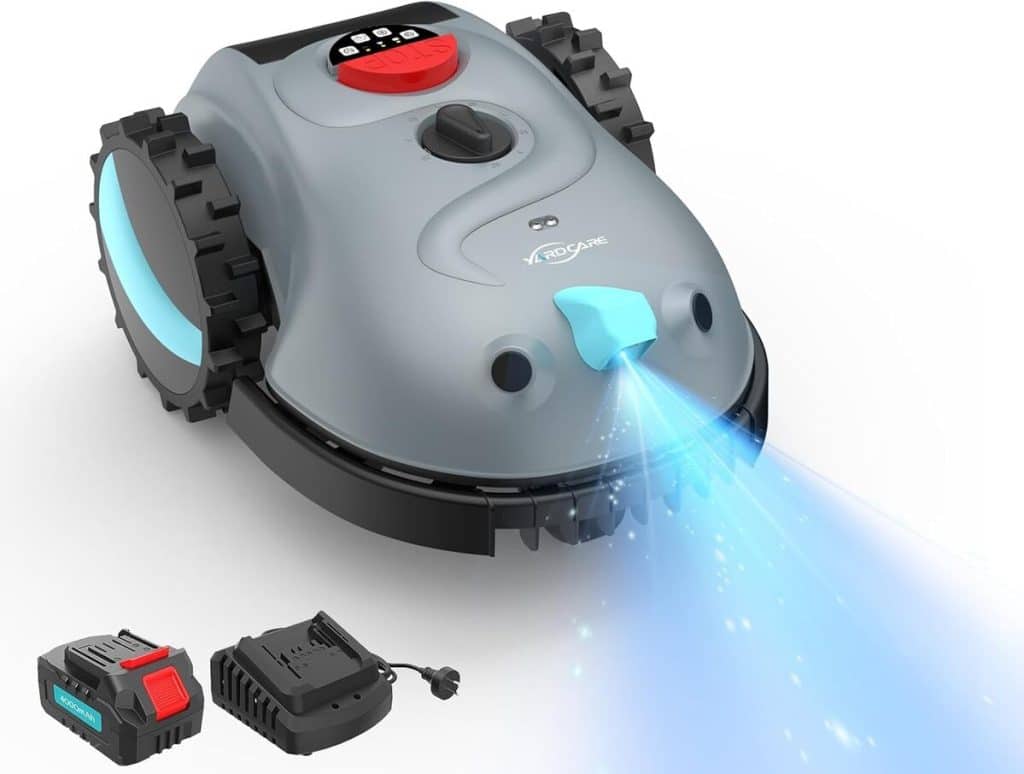 Test du robot tondeuse Yardcare V100 : navigation visuelle et détection d'obstacles