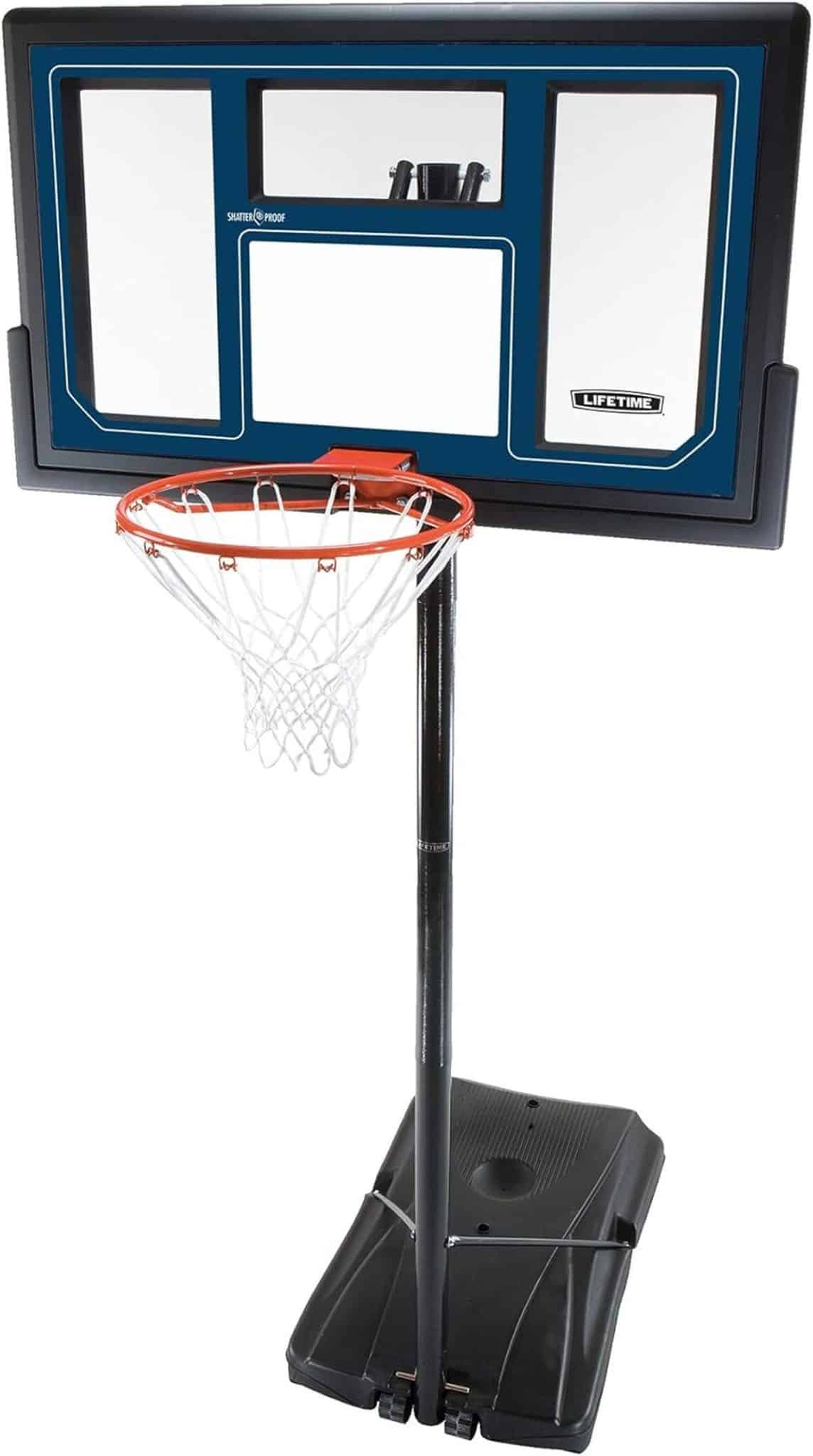 Test du système de basket portable Lifetime 1529 courtside 50'' ajustable en hauteur