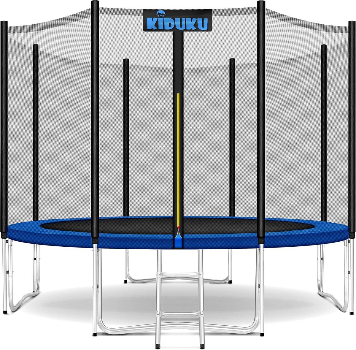 Test du trampoline KIDUKU Ø 427 cm : kit complet sécurisé pour enfants