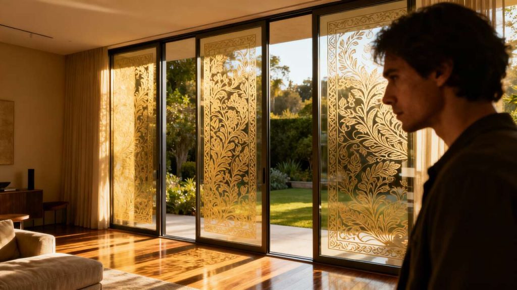 Les portes coulissantes gravées : une tendance déco incontournable