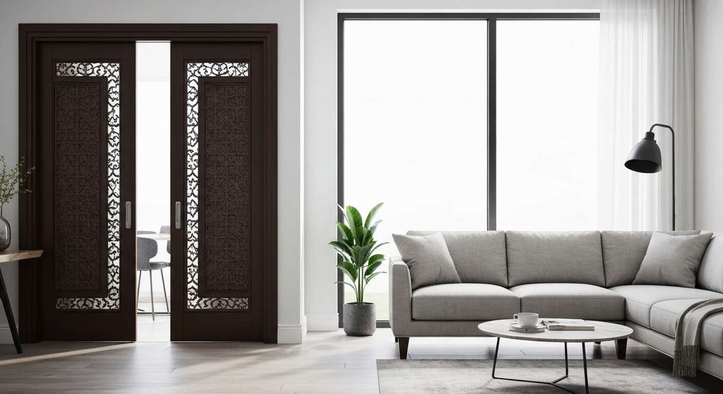 Impact des portes coulissantes grav&eacute;es sur l&rsquo;am&eacute;nagement int&eacute;rieur