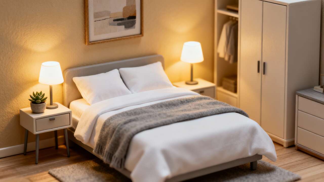 Comment meubler une petite chambre de couple ?