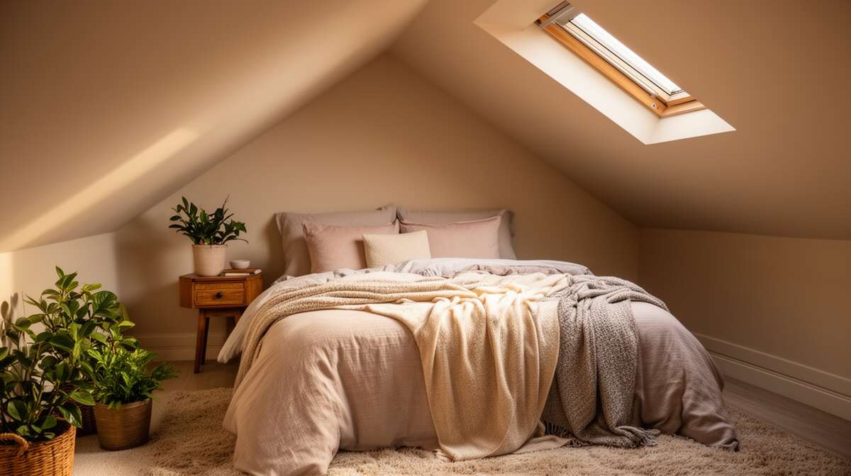 Astuce pour une chambre sous combles à plafond bas Astuce pour une chambre sous combles à plafond bas