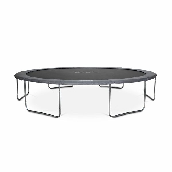 Alice's Garden - Trampoline Rond Ø 490cm Gris avec Son Filet de Protection - Jupiter - Trampoline de Jardin 490 cm 4m| Qualité Pro. | Normes EU. | Montage Facile.