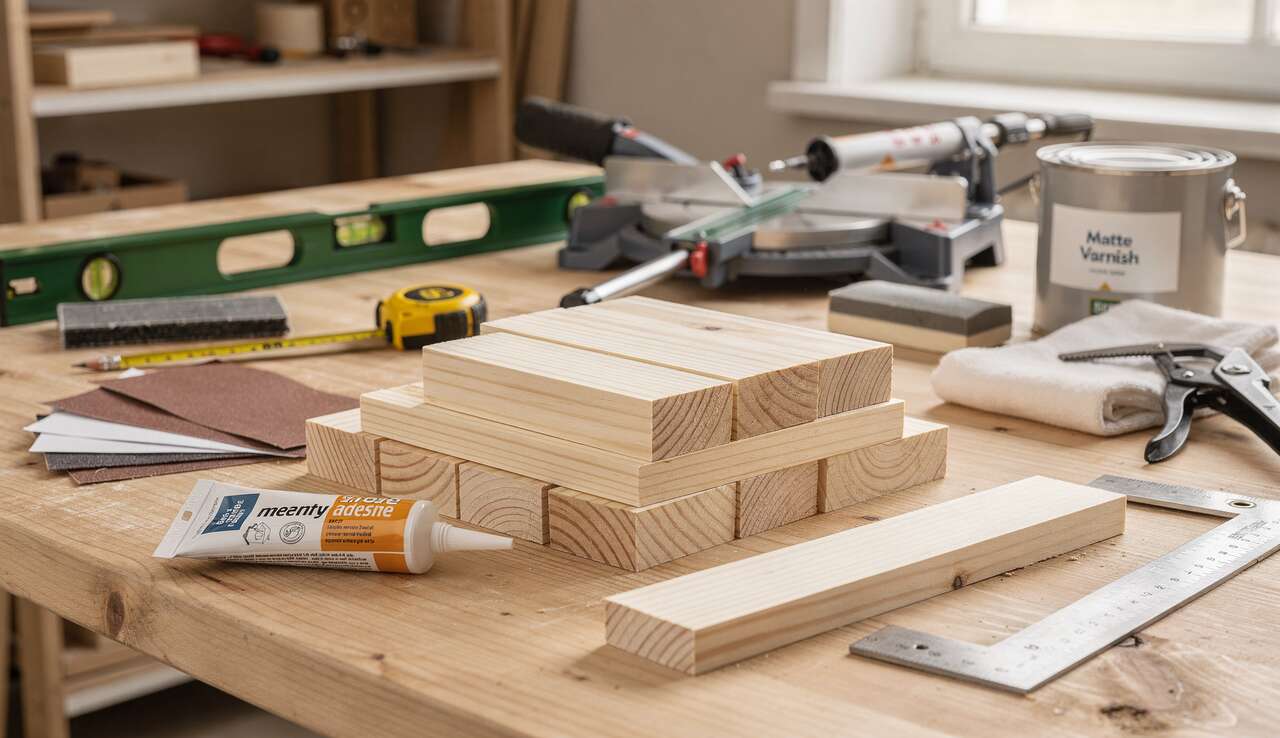 Décoration avec des tasseaux de bois : idées et conseils