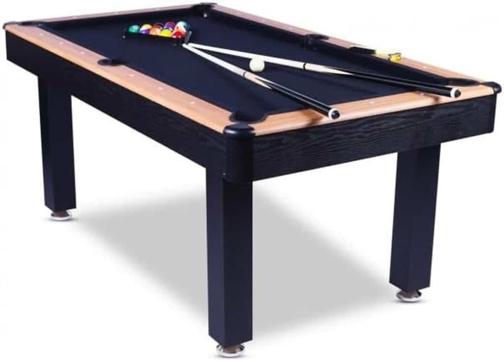 Test : billard US Vegas 6ft convertible bois noir
