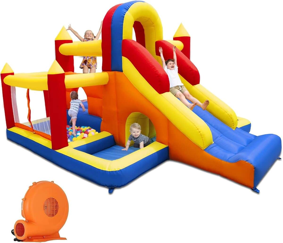Test du château gonflable Ballsea avec ventilateur : fun pour les enfants