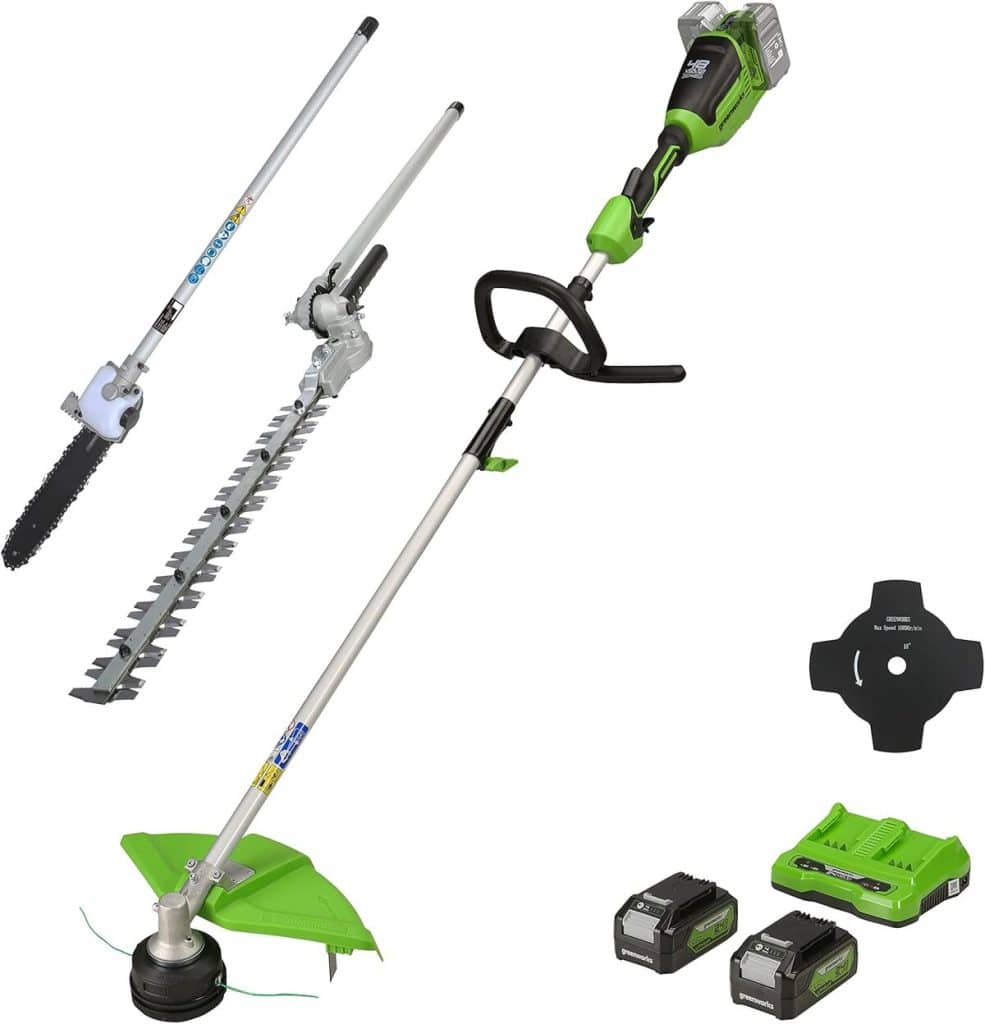 Test Greenworks coupe-bordures 2x24V polyvalent