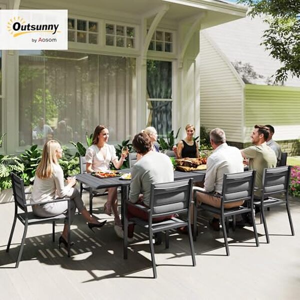 Découvrez notre analyse détaillée du salon de jardin extensible Outsunny : confort, design et praticité pour accueillir 8 personnes en extérieur.