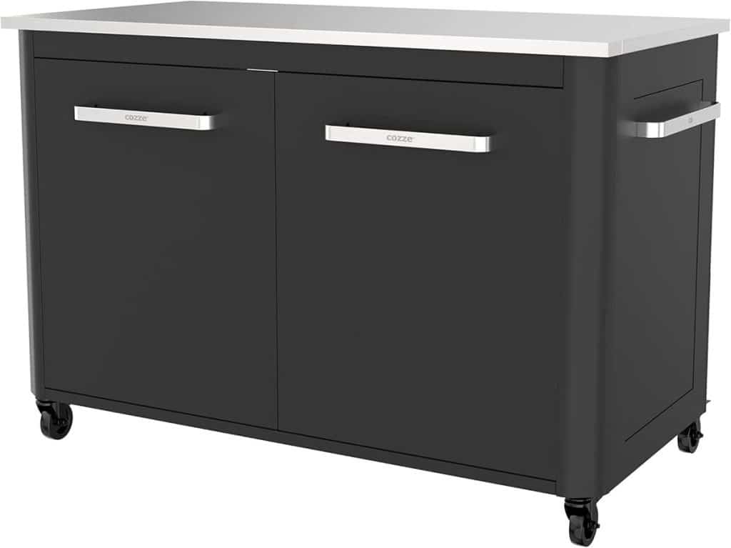 Test : chariot de cuisine extérieure cozze® 120 en acier inoxydable