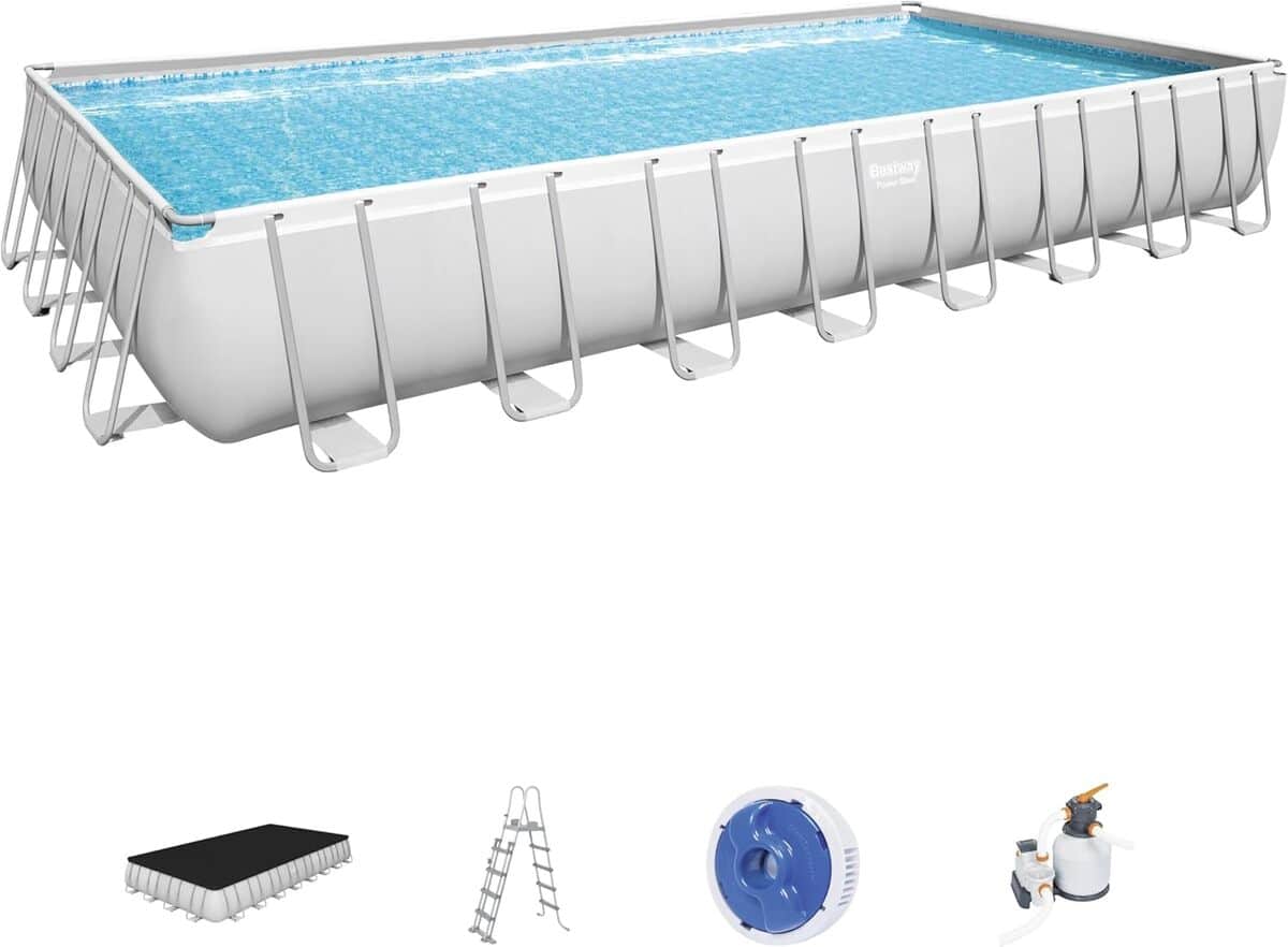 Test : piscine rectangulaire Bestway Power Steel™ avec filtre à sable