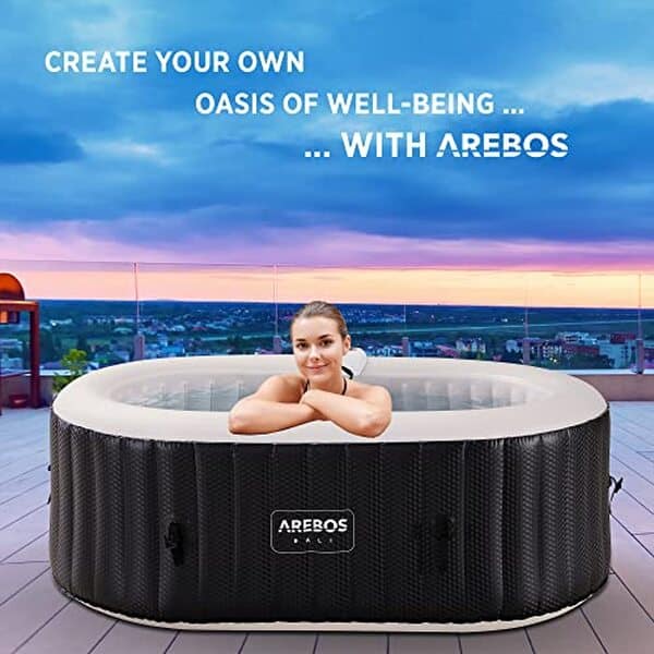 Découvrez l'expérience ultime de détente avec le spa Arebos LED 2 personnes. Un voyage sensoriel associant confort et jeux de lumière pour des moments de relaxation inoubliables.