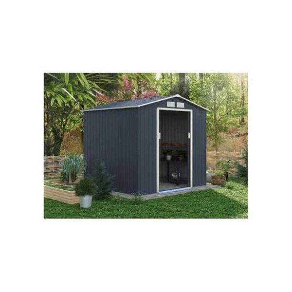 Découvrez notre évaluation détaillée de l'abri de jardin en métal 4, 07 m² : un choix sûr alliant robustesse et praticité pour vos besoins de rangement extérieur.