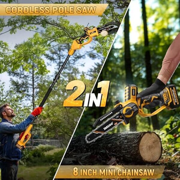 Découvrez le test complet de la mini tronçonneuse sans fil Takuoo, un outil 2 en 1 pratique et efficace pour vos travaux extérieurs.