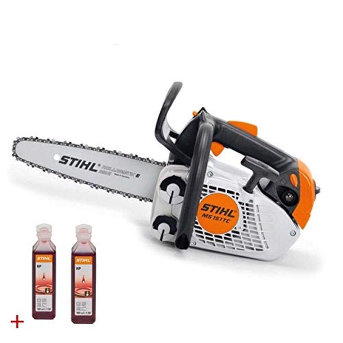 Test de la tronçonneuse Stihl MS 151 TC 25 cm