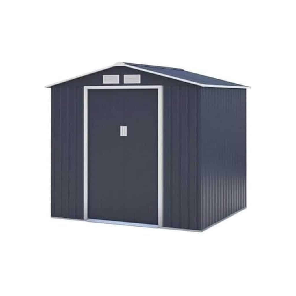 Test de l'abri de jardin en métal 4, 07 m² : solide et pratique