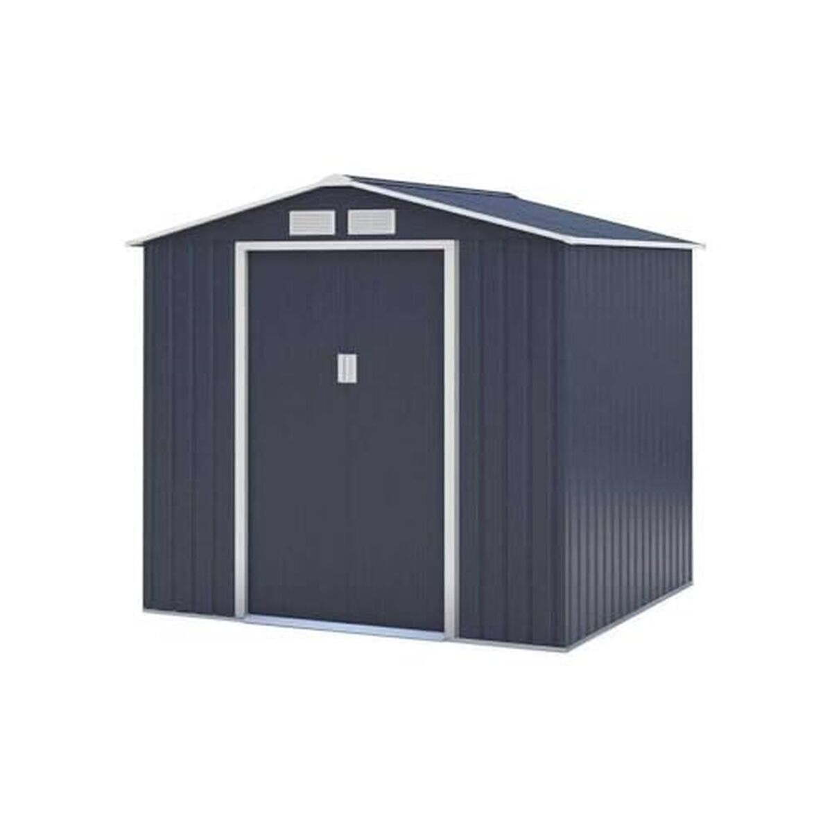 Test de l'abri de jardin en métal 4, 07 m² : solide et pratique