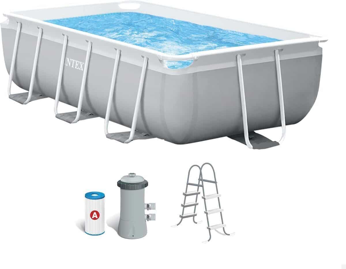 Piscine rectangulaire Prism Frame 3 x 1, 75 x 0, 8 m : test et avis complet