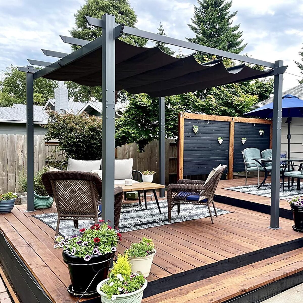 Test : pergola aluminium purple leaf 4 x 3 m, élégance et protection uv