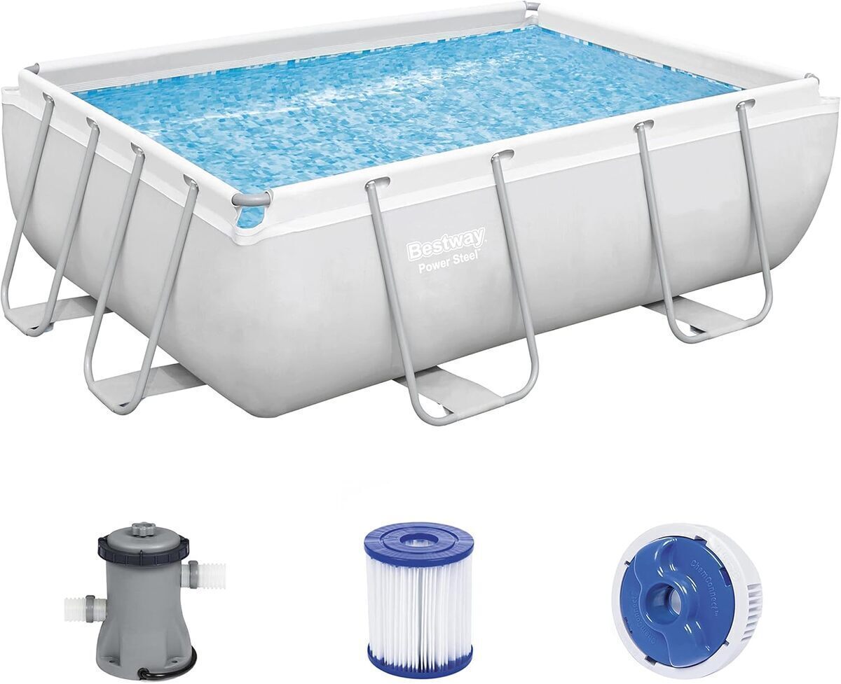 Test piscine Bestway Power Steel : cadre 282x196x84 cm avec pompe