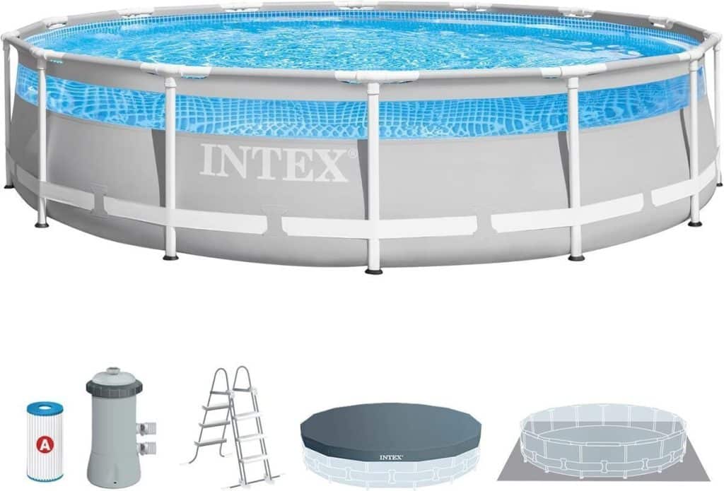 Test piscine Intex 26722NP : kit tubulaire rond Clearview 4, 27 x 1, 07 m