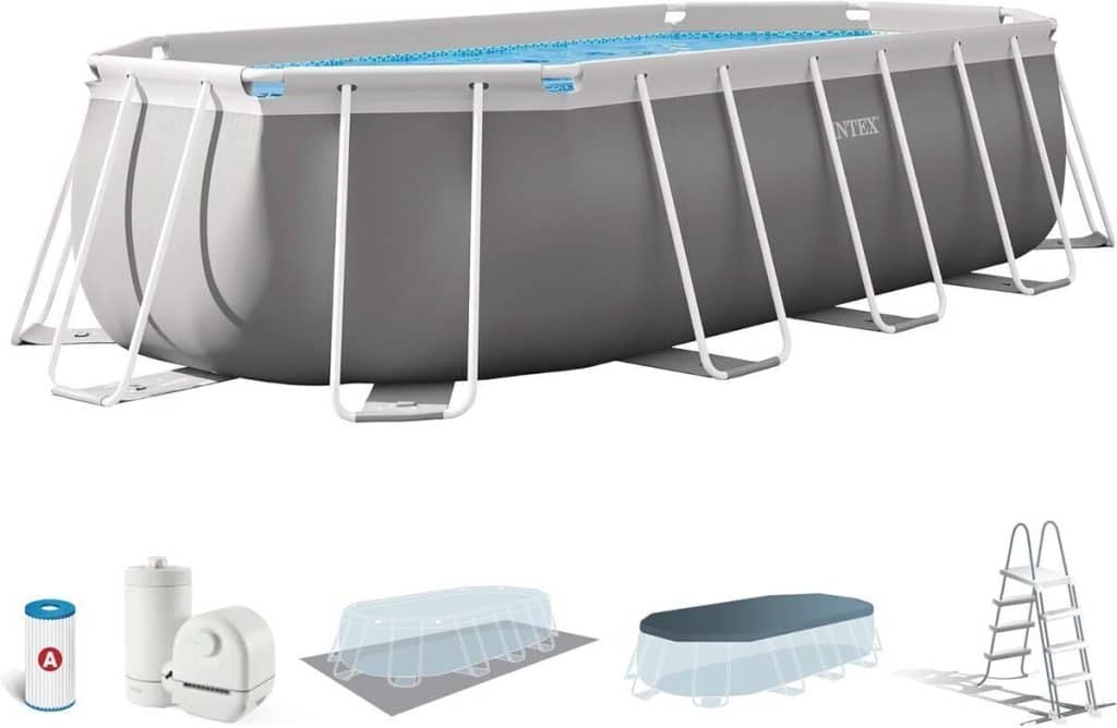 Test : piscine Intex Prism Frame ovale 5, 03 x 2, 74 x 1, 22m