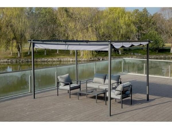 Découvrez notre test détaillé de la pergola aluminium 3x4 m avec toit rétractable en gris anthracite : caractéristiques, avantages et avis pour bien choisir.