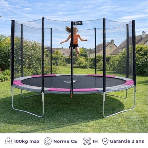 Découvrez notre test détaillé du trampoline Kangui Ralli 430 avec accessoires. Avis, caractéristiques et performances de ce trampoline de qualité. 