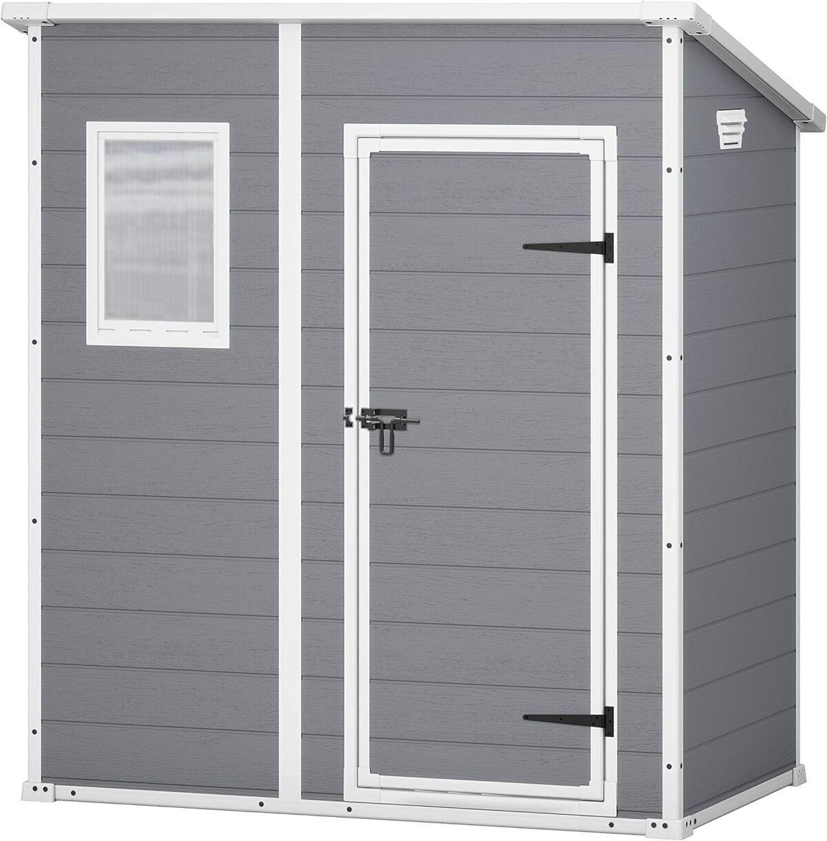 Test : abri de jardin monopente Keter Manor 64-1, 8m²