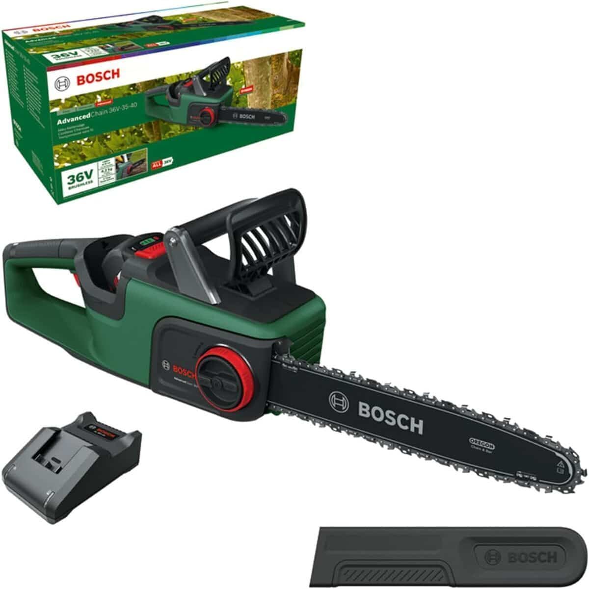 Test Bosch AdvancedChain 36V : tronçonneuse sans fil puissante