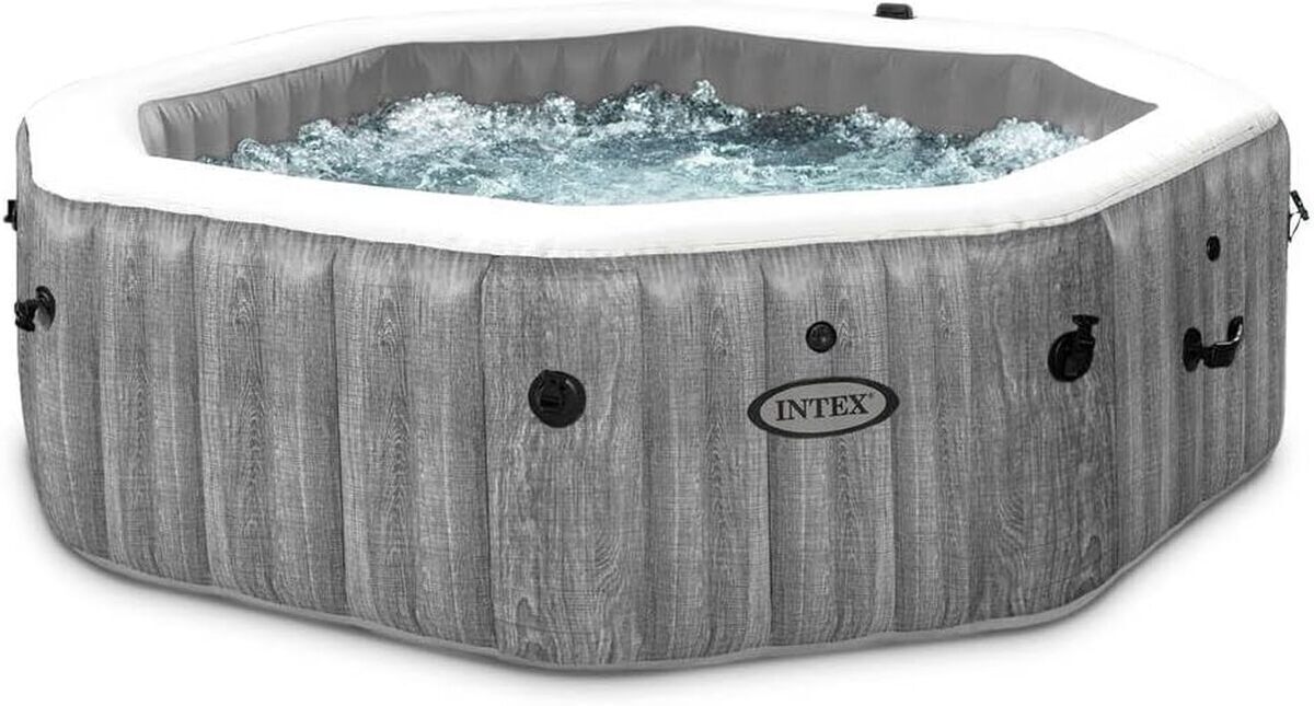 Test du spa gonflable octogonal Intex Baltik 6 places