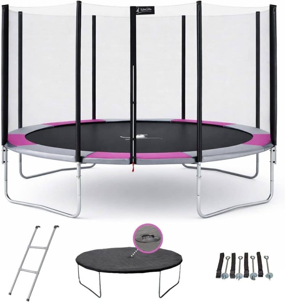 Test : trampoline Kangui Ralli 430 avec accessoires complets