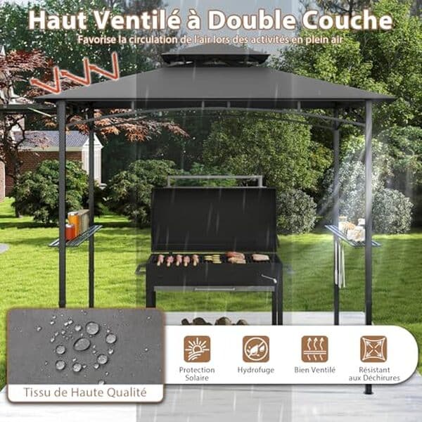 Découvrez notre test complet de la tonnelle barbecue Relax4life avec auvent réglable. Caractéristiques, avantages et avis pour choisir votre tonnelle idéale. 