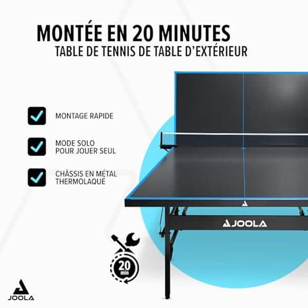 Découvrez notre test détaillé de la table JOOLA J200A outdoor. Performances, résistance et qualité : tous les critères pour choisir votre table de ping-pong.