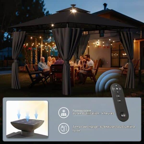 Découvrez notre test complet de la tonnelle de jardin TRIUMPHKEY 3x3 imperméable : performances, avantages et verdict final pour votre extérieur.