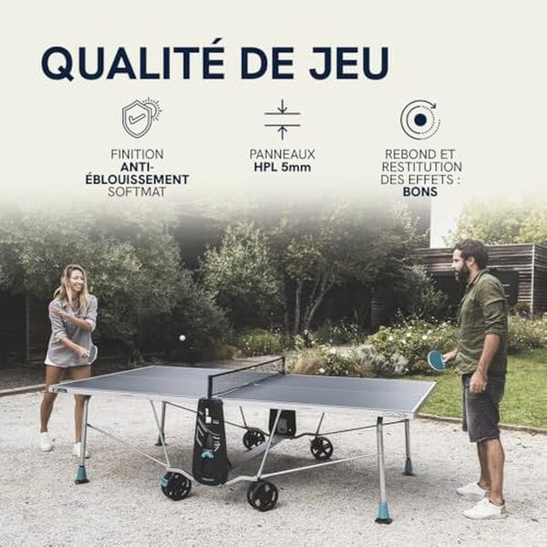 Découvrez notre test détaillé de la table Cornilleau 200X Outdoor : qualité, durabilité et jeu en extérieur pour les passionnés de ping-pong.