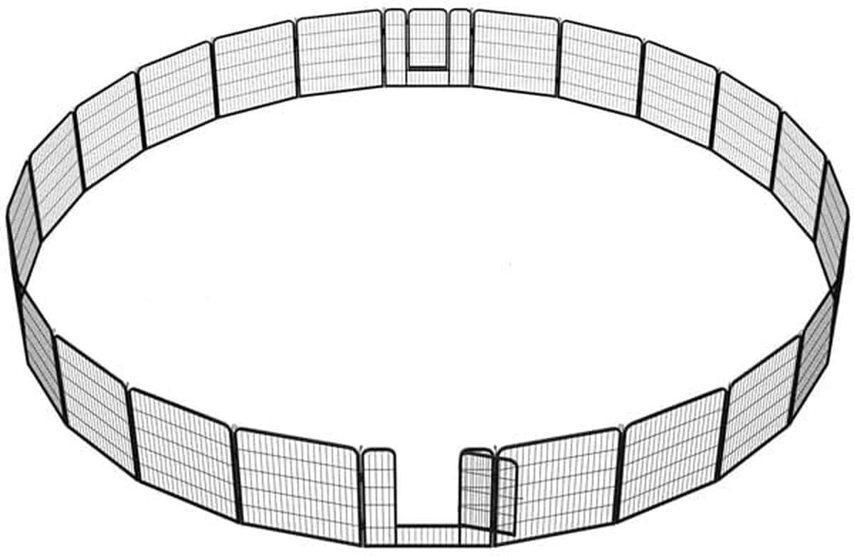 Avis Yaheetech : clôture décorative 24 panneaux 80 cm pour jardin