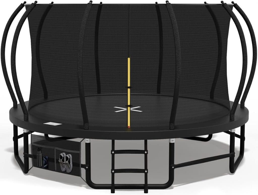 Test du trampoline extérieur Devoko : stabilité et robustesse pour tous
