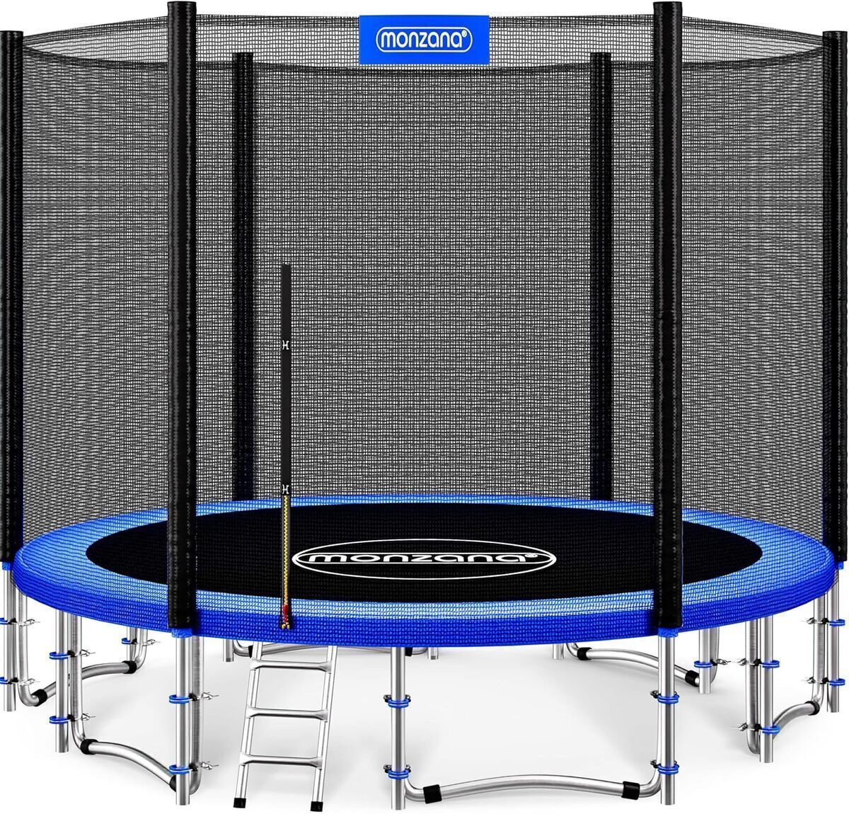 Test du trampoline Monzana 427 cm : sécurité et performance
