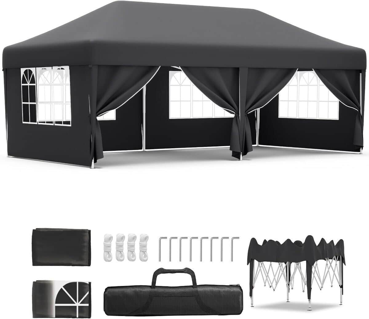 Test : tonnelle Jummico 3 x 6 cm étanche et stable