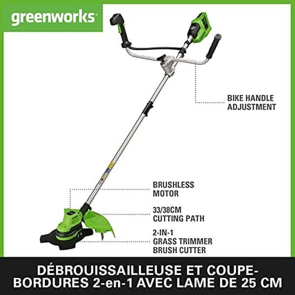 Découvrez notre test complet de la débroussailleuse Greenworks GD24X2BCBK4x : performances, avantages et inconvénients de ce modèle sans fil performant.