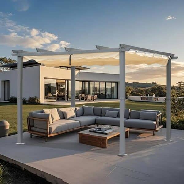 Découvrez la pergola Angel Living : structure robuste et design pour transformer votre terrasse. Test complet, avantages et conseils d'installation pour votre jardin.