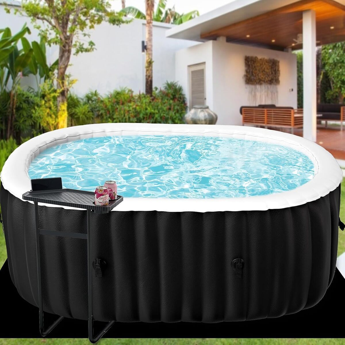 Test : baignoire gonflable elliptique pour 2-4 personnes, puissance 2400W